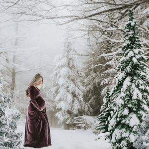 Baltic Born Velvet Wrap Dress